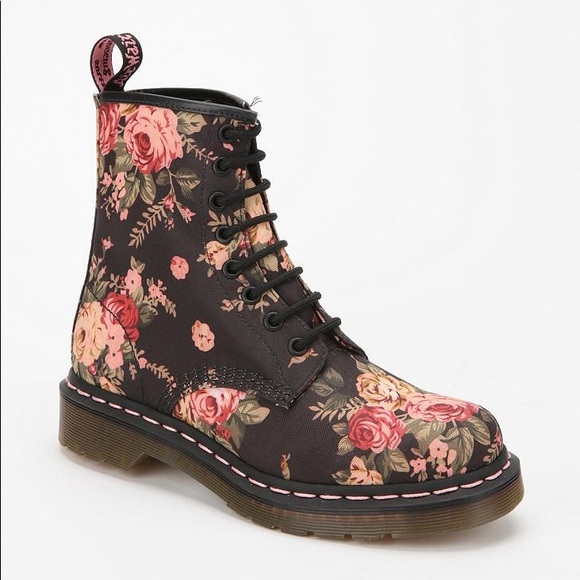 flower print boots